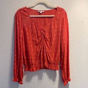 American Eagle cinch blouse